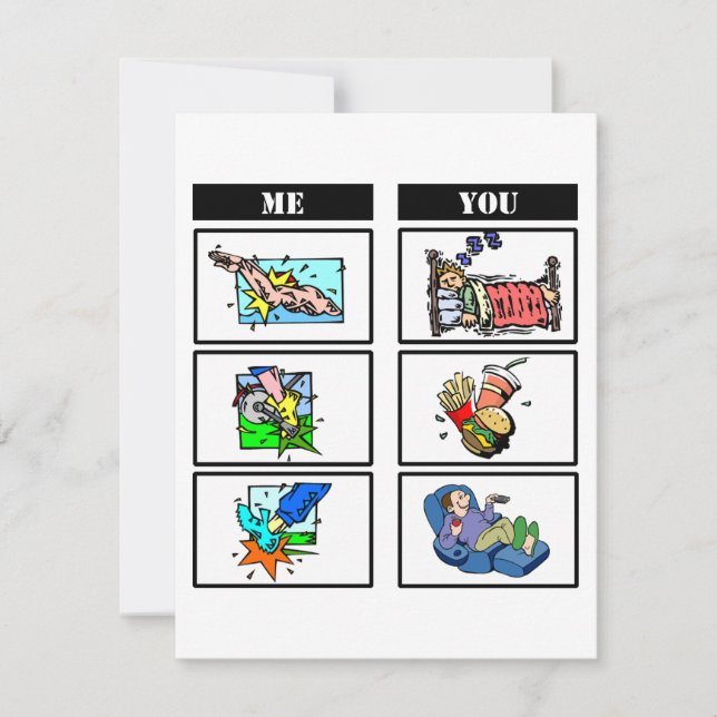 Carte Triathlon contre Sloth (Devant)