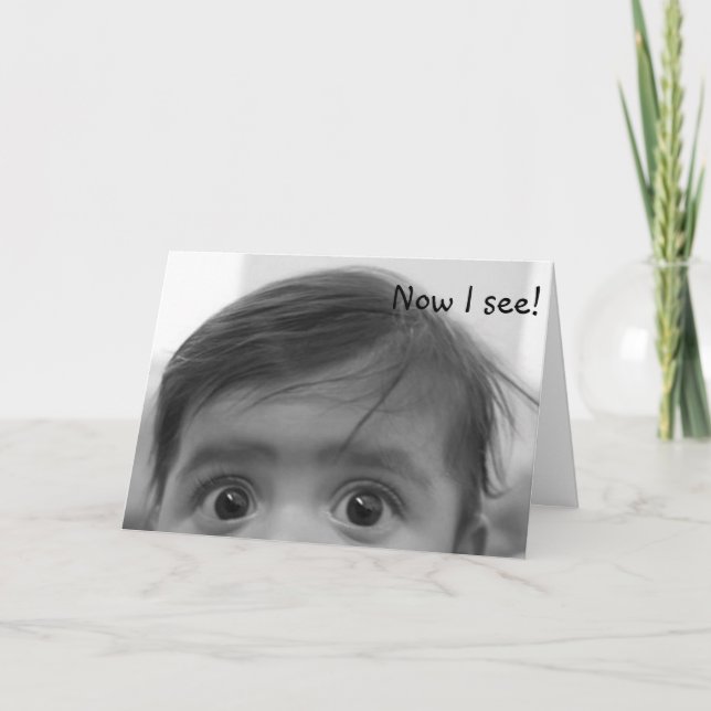 CARTE TRICK OF THE EYES ANNIVERSAIRE SOUHAIT (Devant)