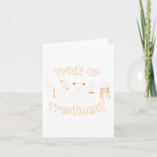 Carte Trick Ou Traitement Pt Thérapeutique Physique Thér