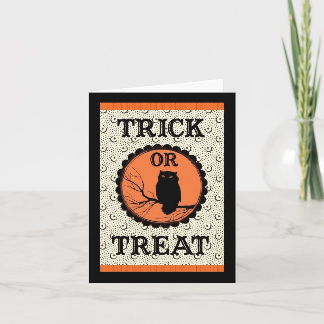 Carte Tricoter Ou Traiter vintage (Devant)