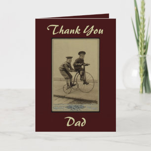 Carte tricycle vintage