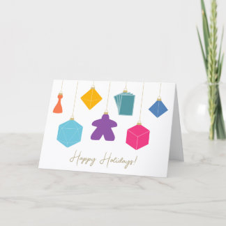 Carte Trim the Tree with Board Games Holiday Card