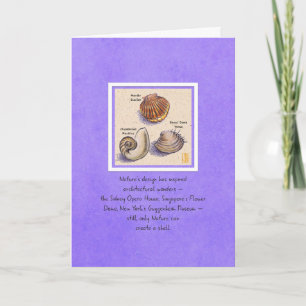 Carte "Trio de coquilles Saint-Jacques 'Le dessin 
