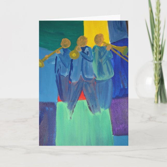 Carte trio de jazz (Devant)