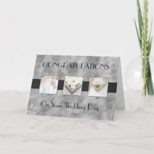 Carte Triptyque de jour du mariage