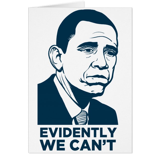 Carte triste d'Obama (Devant)