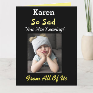 Carte Triste ! Grosse Retraite Du Groupe Funny Girl