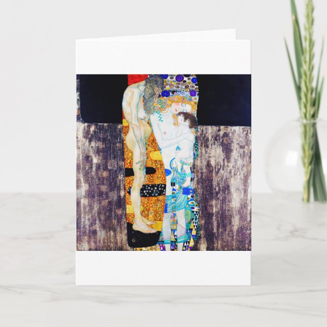 Carte Trois ans de vie, Gustav Klimt (Devant)