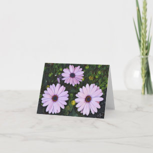 Carte Trois marguerites de Gertie's Garden Art Note Card