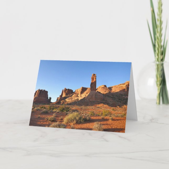 Carte Trois soeurs au Parc national des Arches (Devant)