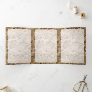 Carte Trois Volets Camouflage du désert, Militaire, Armée