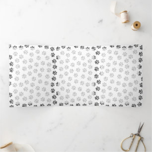 Carte Trois Volets Doodle Paws, Pattes de chien, Pattes de chat, Patt