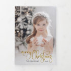 Elégant or Joyeux Noël Calligraphie