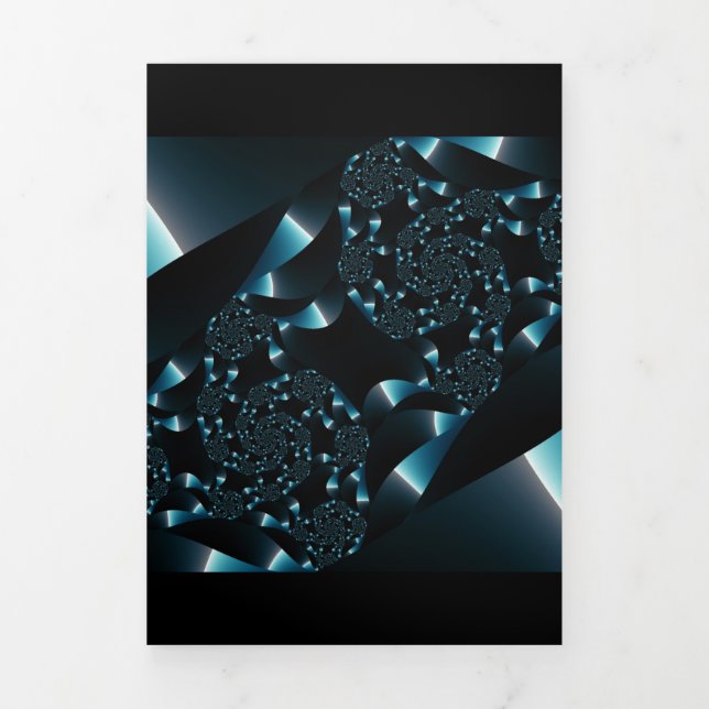 Carte Trois Volets Fractal Sky (Page de couverture)