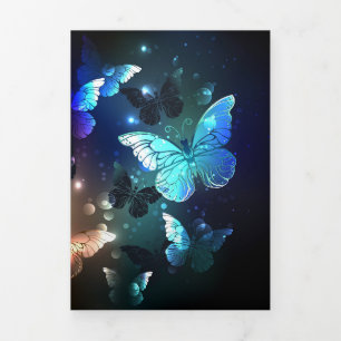 Carte Trois Volets Papillon de nuit