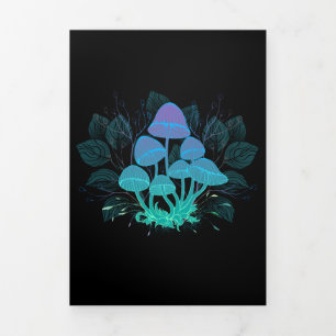 Carte Trois Volets Tabourets dans Bushes
