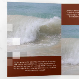 Carte Trois Volets Transparence contemporaine de Bordeaux fin