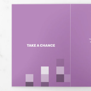 Carte Trois Volets Transparence contemporaine de Fine Lilac