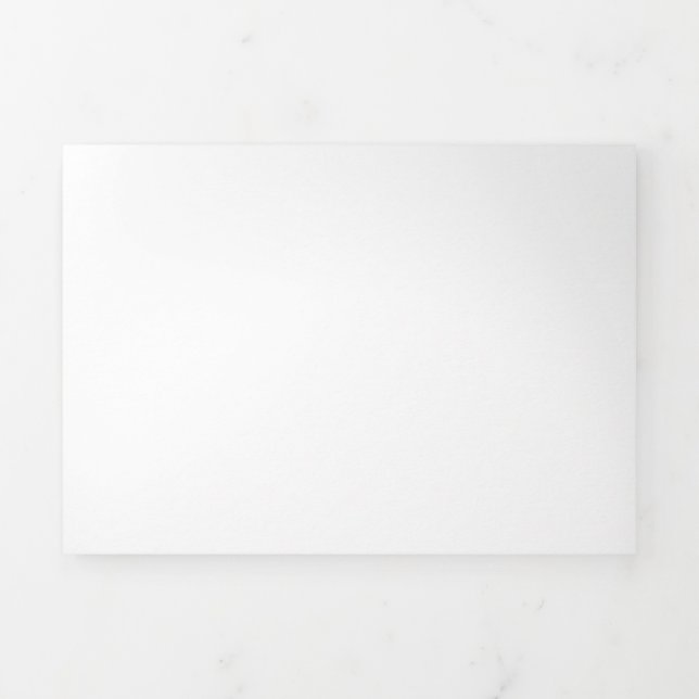 Carte Trois Volets White Personalized – Your Logo & Text Here (Page de couverture)