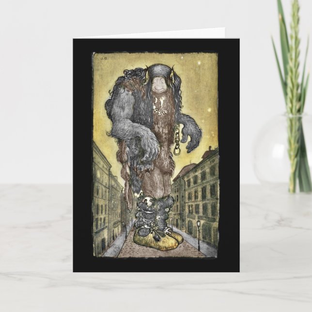 Carte Troll dans la ville (Devant)