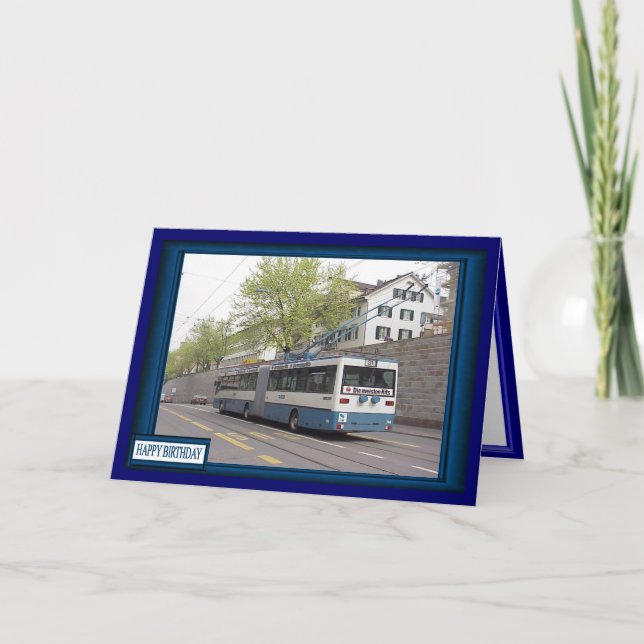 Carte Trolleybus Lucerne (Devant)