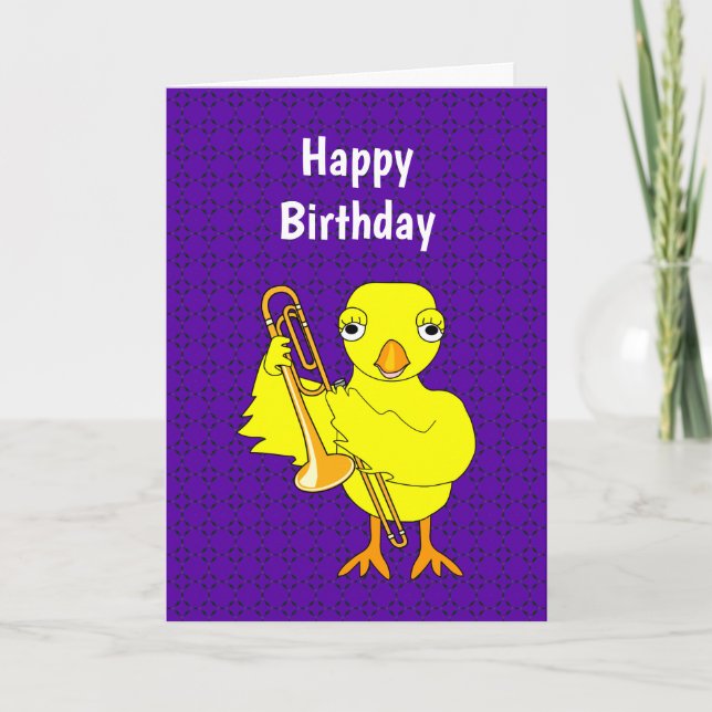 Carte Trombone Chick (Devant)