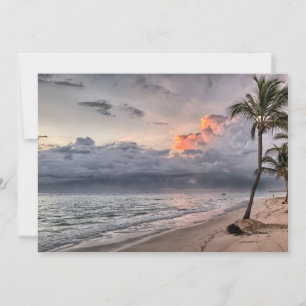 Carte Tropical beach in the Caribbean