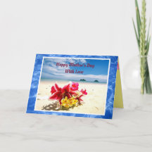 Carte Tropical Happy Mother's Day Card