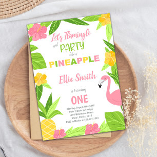 Carte Tropical Summer Party pour filles