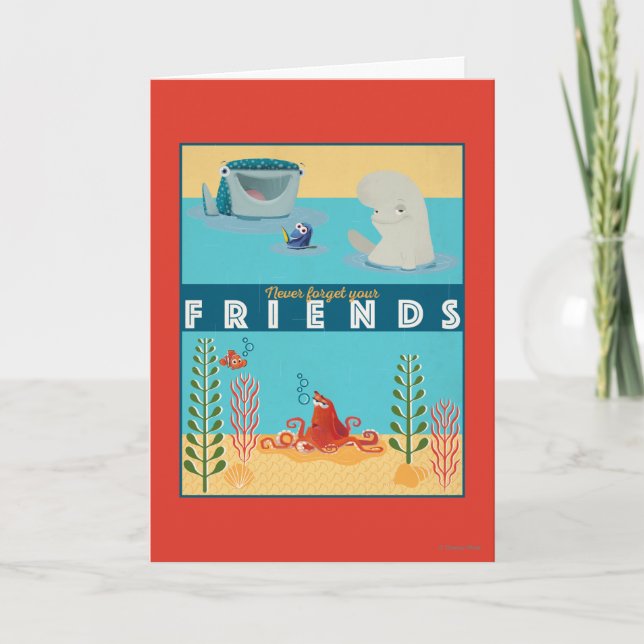 Carte Trouver Dory| N'oubliez jamais vos amis (Devant)