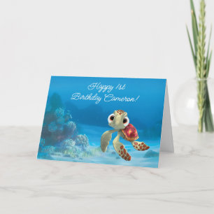 Carte Trouver Nemo Squirt Anniversaire