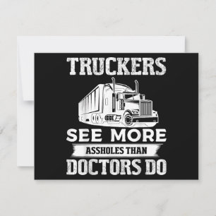 Carte Truckers Voir plus Drôle Dons de Conducteur de Cam