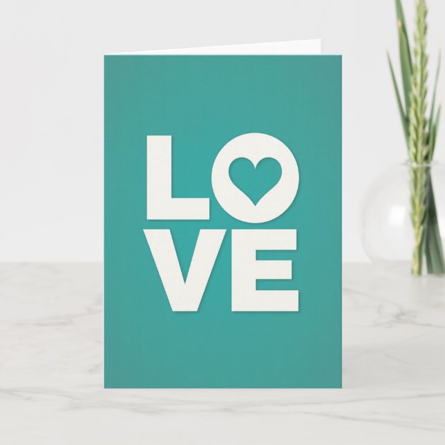 Carte True Love Heart Card (Devant)
