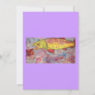 Carte truite arc-en-ciel