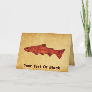 Carte Truite rustique