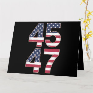 Carte Trump 2024 45 47 Vintage