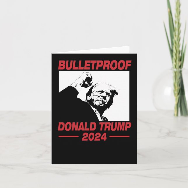 Carte Trump 2024 Trump Rally Trump Ear Donald Trump Pres (Devant)