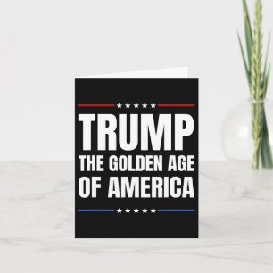 Carte Trump 2025 L'Âge D'Or Des Américains