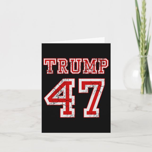 Carte Trump 47 Élections Républicaines Conservatrices 20 (Devant)