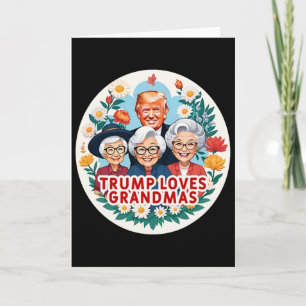 Carte Trump aime les grands-mères Fête des mères