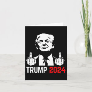 Carte Trump arrête ce Doigts 2024 Amérique Flagfun