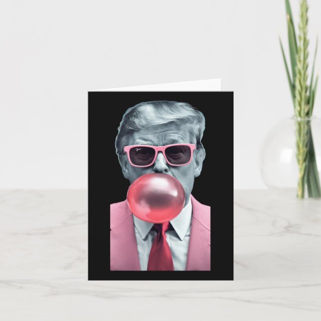 Carte Trump Bubble Gum Yum (Devant)