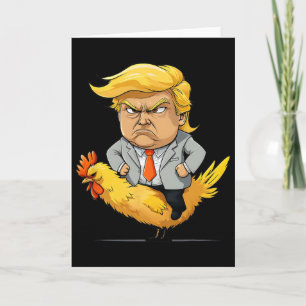 Carte Trump Chicken Jockey Satire - Humour Politique Drô