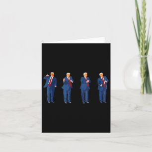 Carte Trump Dance 4 juillet Trump 2025