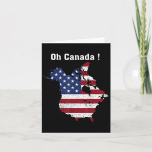Carte Trump Dit Oh Canada Map America