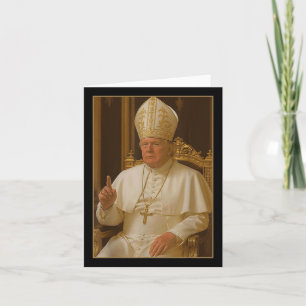 Carte Trump en tant qu'Eglise du Vatican Pape Trump drôl