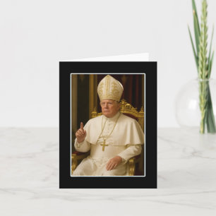Carte Trump en tant qu'Eglise du Vatican Pape Trump drôl