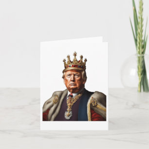 Carte Trump Est Le Roi Longtemps Vivant Le Roi Américain