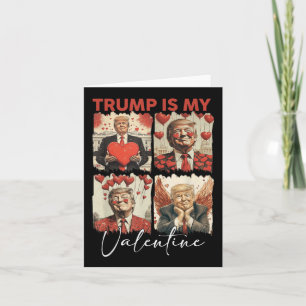 Carte Trump Est Mon Valentin Drôle Trump Valentin Rétro