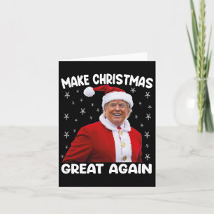 Carte Trump et Père Noël Trump